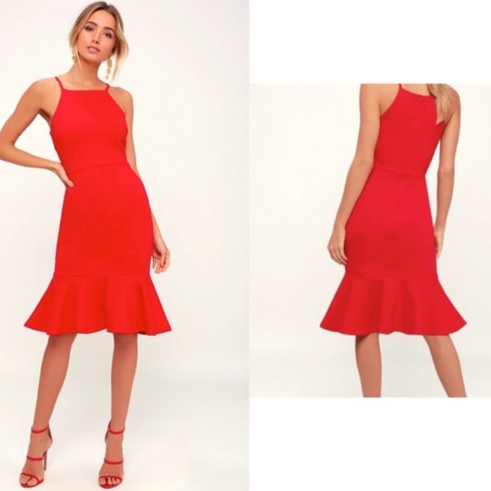 Lulu’s halter dress